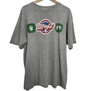 D'funkd Boston Celtics Graphic T Shirt Men's Large NBA Hardwood Classics Reebok